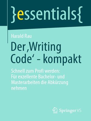 cover image of Der ‚Writing Code'--kompakt